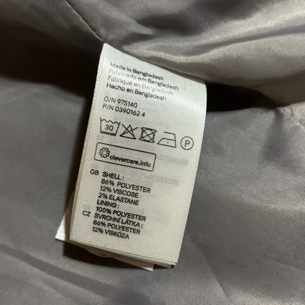 H&M gray peacoat